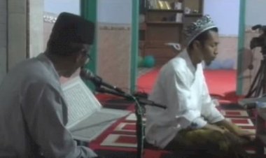 Khotmil qur'an dalam rangka Imtihan Yayasan Al Falah  Leces yang ke - 29