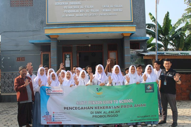 Peksos Go To School di SMK Al Falah Leces
