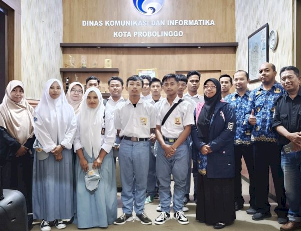 SMK Al Falah Leces Kirim Siswa Prakerin ke Diskominfo Kota Probolinggo: Dukung Branding Kota Bersolek dan Kota Mangga